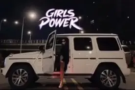 27岁女网红开奔驰大G压双实线，被交警约谈后承诺：以后多拍宣传交规的视频！图片