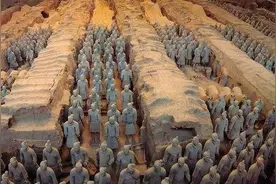 秦始皇陵中最神秘的“脸”，科学也无解，如今成禁止出国展览国宝图片