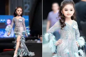 泰国6岁女孩获选美冠军，看到她卸妆后的样子，真是可爱小萝莉图片