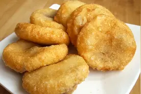 油炸糕不要直接下锅，教你一招，外酥里软不吸油，吃着不油腻图片