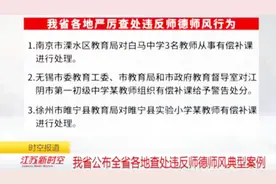 “有偿补课”大检查，江苏省多所中学被点名，对涉事教师进行处理视频封面