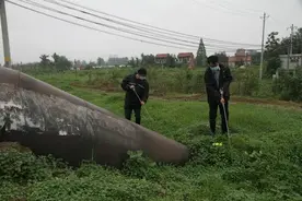 赞！一边守大堤，一边保供水图片