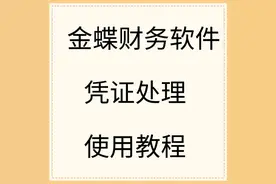独家揭秘：使用金蝶后才知道，凭证处理竟如此简单，再不用加班了图片