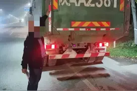 西安长安区的疯狂渣土车，交警想法给他们套上了“笼头”图片