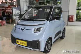 新车 | 续航305公里、比宏光MINIEV贵，五菱两座电动车NanoEV到店图片