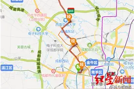 明起，成都新开至战旗村、江家菜地等4条假日公交线图片