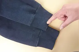 衣服袖子长了原来不用剪，学会这招，隐形无痕改短，这方法太棒了视频封面