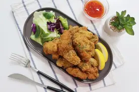 简单美食之《炸牡蛎》的做法图片