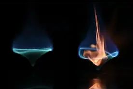 不同寻常的蓝色旋涡图片