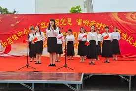 飞扬红歌情，唱响中国梦 上蔡县和店镇中心学校举行唱红歌比赛图片