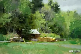 马克·伯吉斯Mark Boedges 风景油画欣赏图片