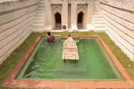 60天建造百万级别的豪宅地下泳池图片