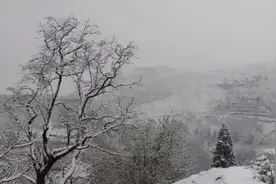 在下雪的时候，去运城最美的黄河人家图片