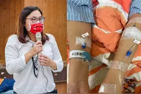 “金门女战神”陈玉珍压力大病倒住院，柯文哲悄悄到院探望图片