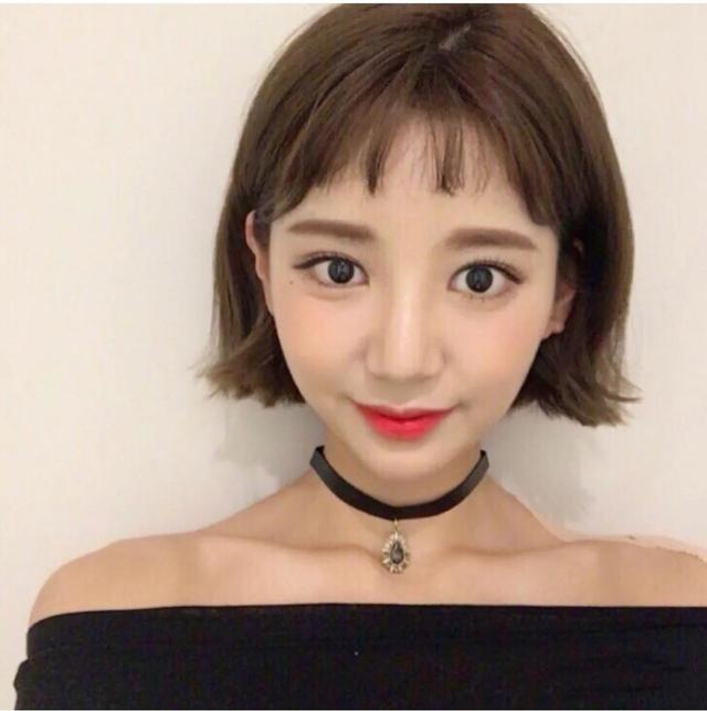 长脸最适合的9款短发,清新可爱优雅