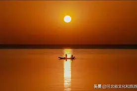 【美丽平山】黄壁庄水库日出风光图片