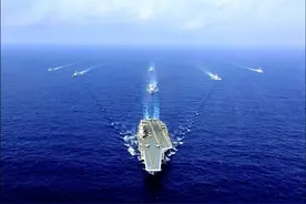 解放军辽宁舰远海训练，台湾岛内高度关注，称与美军“互别苗头”图片