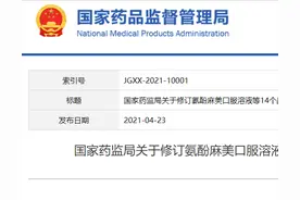 药监局最新禁药通知，这些药儿童慎用图片
