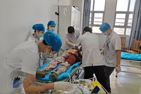 胳膊被机器生生拉断掉在地上，5个小时手术保命又保肢图片