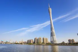 广州塔是世界第三、中国第一高塔，塔身多项设施是世界纪录保持者图片