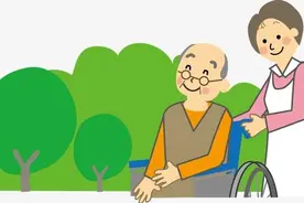陪伴老人有感图片