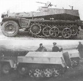 德国sdkfz250半履带轻型装甲车，除了运载步兵，啥活都干