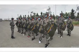 兰家镇开展民兵点验训练活动图片