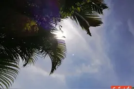 三亚上空出现日晕，你看到了吗？图片