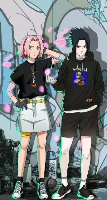 火影第七班潮起来，会是什么样，佐助和鸣人中间有个女人？