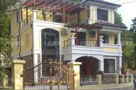 湖南两兄弟合伙建房3层自建房，全村人羡慕，隔壁村的都过来拍照图片