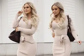 瑞典健身模特，身高154cm，130斤，拥有完美0.7腰臀比图片