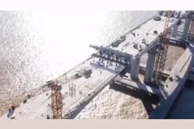 实现合龙！椒江特大桥最后一联连续梁完成混凝土浇筑图片