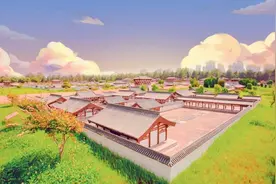 大明宫春日“画展”：我就站在你面前，你看我几分像从前图片