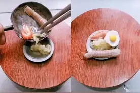 有种“可爱”叫“变小”，泡面VS矿泉水，看到课本真的是解气了图片