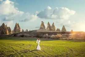 这个七夕我去土耳其拍摄了一组婚纱照图片