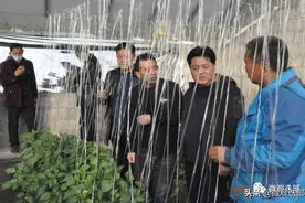 白龙江引水工程代古寺库区移民及迭部县受灾群众考察团赴兰州新区和瓜州县考察学习移民安置工作图片