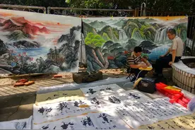 桂林最悲催的书画市场：处在产业链的最底端，绘画只为讨口饭吃图片