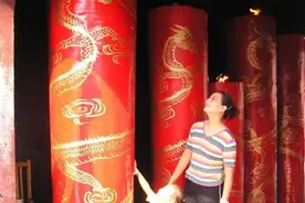鱼圻塘大蜡烛文化图片