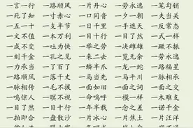 从“一”到“万”的数字成语，自己涨知识，孩子用得着，快收藏图片