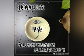 秋雨，只为有心的人飘洒，只为用心的人释然。早安，愿君多珍重图片