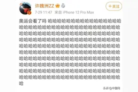 网友疯狂@古川雄辉！许魏洲也玩梗：奥运会看了吗图片