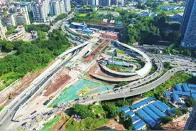 重庆五台山立交至双山隧道段改造工程加快推进图片