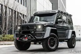 比姚明还高的奔驰G500，普通大G在它面前就是弟弟图片