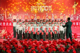 场面震撼！这个支队的歌咏比赛超燃图片