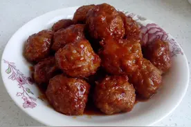 教你开胃解馋的糖醋藕丸子，营养美味超好吃，隔壁小孩都馋哭了图片