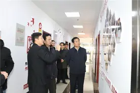 河南省委改革办副主任王旭一行到龙安法院调研平安建设工作图片