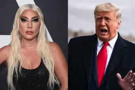 Lady Gaga为拜登拉票唱歌助兴，特朗普还“吃醋”了，打算用爆料威胁图片