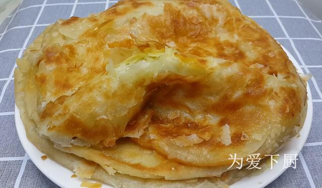 爱吃烙饼的要收藏了，开水一烫，外焦里软又多层，学会都能摆摊了