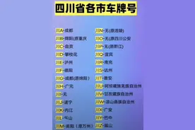 川C川D：自贡和攀枝花的车牌，为什么在四川很靠前？图片