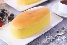 人人都爱吃轻乳酪蛋糕，不塌陷不回缩很难，跟我学，简单方便好吃图片